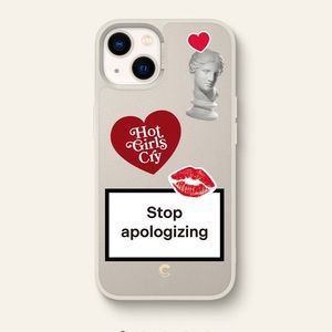 Cyrill Kajuk Stop Apologizing Cream iPhone 13 cover